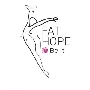 Fat Hope logo with stylized female figure representing slimming and body contouring services